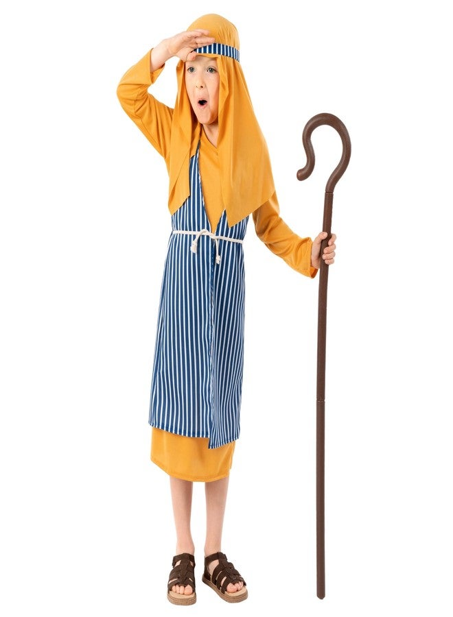 فن شاك زي الراعي الأزرق للأطفال من فن شاك، زي الراعي للأولاد، أزياء عيد الميلاد للأطفال، أزياء ميلاد المسيح للأولاد، صغير - Image 4